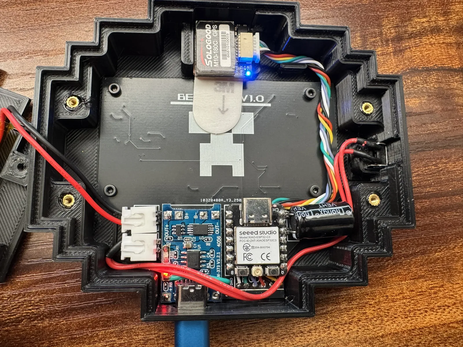 Assembled custom board